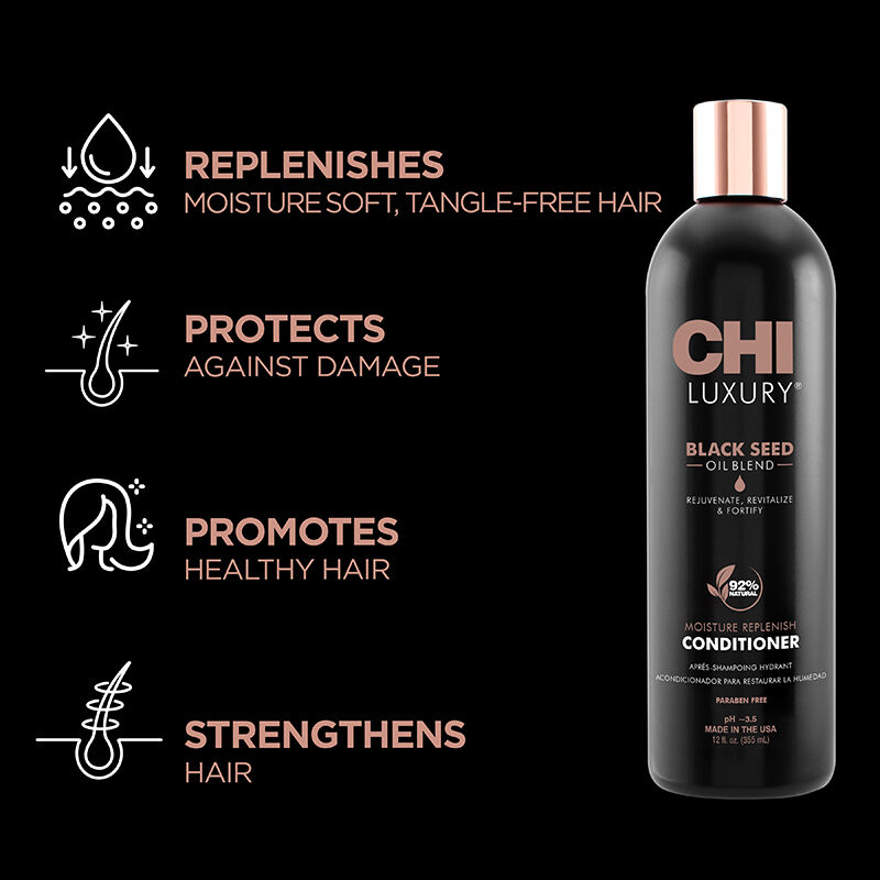 Luxury Black Seed Oil Blend Moisture Replenish Conditioner, , large image number null